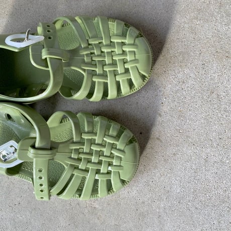 【KIDS-ADULT】 meduse jelly sandals (OLIVE)