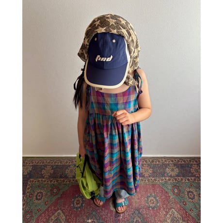 【26SSお取り寄せ / 90-150サイズ】 plaid cami dress