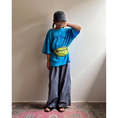 【26SSお取り寄せ / 90-150サイズ】 sara sara summer pants (blue)