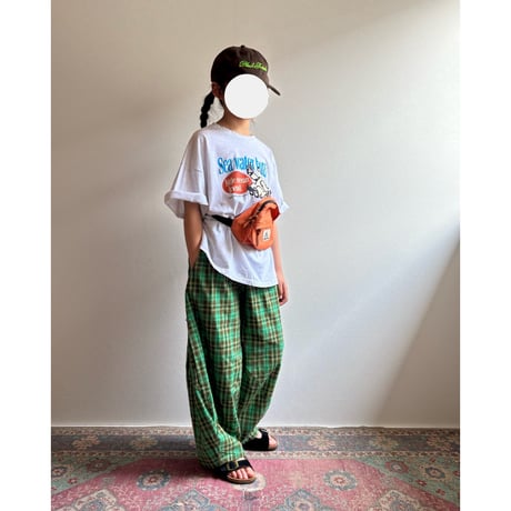 【26SSお取り寄せ / 90-150サイズ】 water bottle t shirt (white melange)