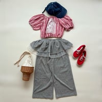 【SAMPLE / 140サイズ】  ballerina sweat pants (gray)