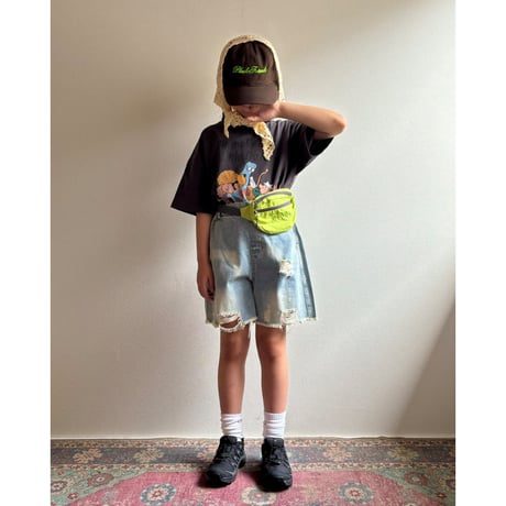 【26SSお取り寄せ / 90-160サイズ】 happy crew t shirt (charcoal)