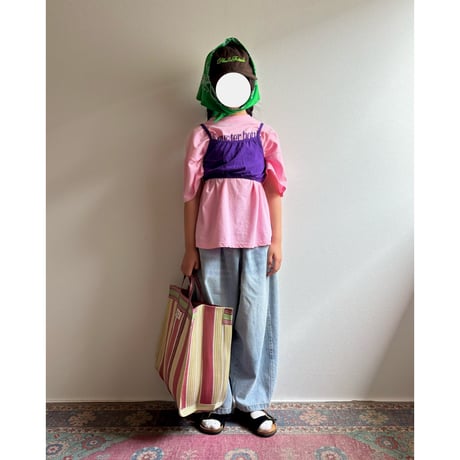 【26SSお取り寄せ / 90-150サイズ】 water bottle t shirt (pink)