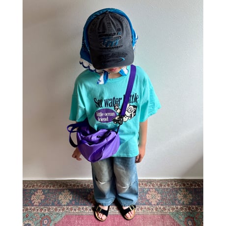 【26SSお取り寄せ / 90-150サイズ】 water bottle t shirt (mint)