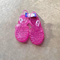 【KIDS-ADULT】 meduse jelly sandals (LAME PINK)