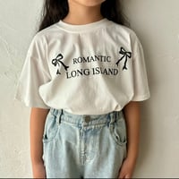 【OUTLET / 100-110サイズ】 romance ribbon tee shirt