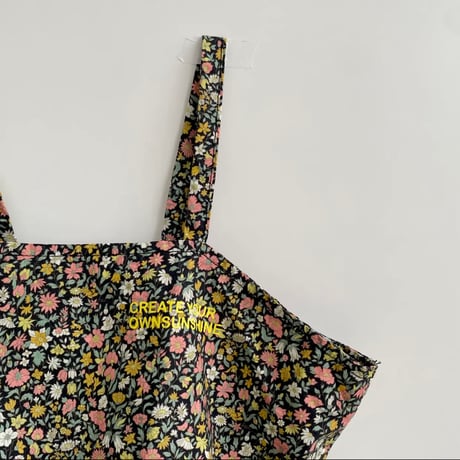 【即納 / 100,120サイズ】 floral cami tops