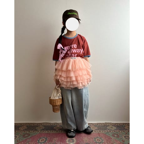 【26SSお取り寄せ / 90-150サイズ】 wide volume denim