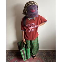 【26SSお取り寄せ / 90-160サイズ】 always star t shirt (wine)