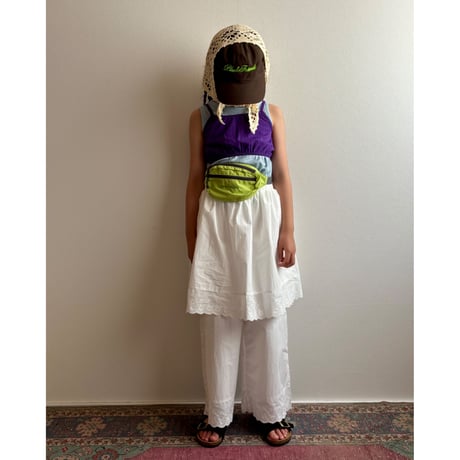 【26SSお取り寄せ / 100-130,150-160サイズ】 lace layered pants