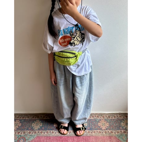 【26SSお取り寄せ / 90-150サイズ】 wide volume denim