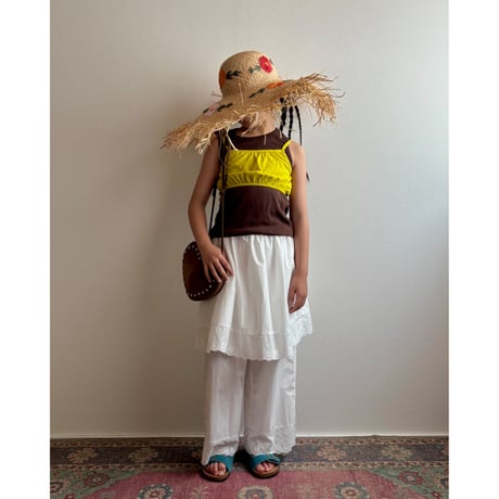 【26SSお取り寄せ / 100-130,150-160サイズ】 lace layered pants