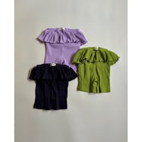 【26SSお取り寄せ / 70-100サイズ】 frill mini pants (3color)