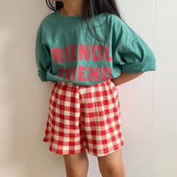 【OUTLET / 90サイズ】 number tee (green)