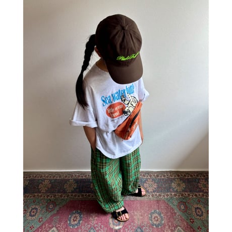 【26SSお取り寄せ / 90-150サイズ】 water bottle t shirt (white melange)