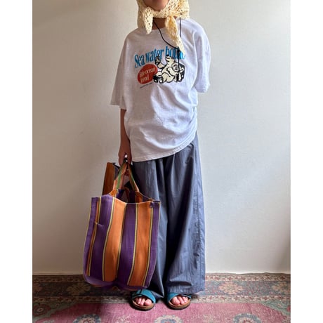 【26SSお取り寄せ / 90-150サイズ】 water bottle t shirt (white melange)
