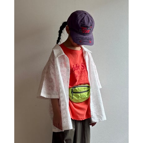 【26SSお取り寄せ / 90-150サイズ】 woodland relax shirt (ivory)