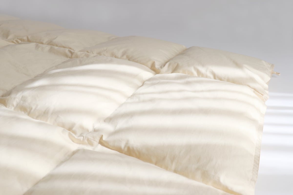 オーガニック羽毛薄掛ふとん（ホワイトグース）/ Organic Down