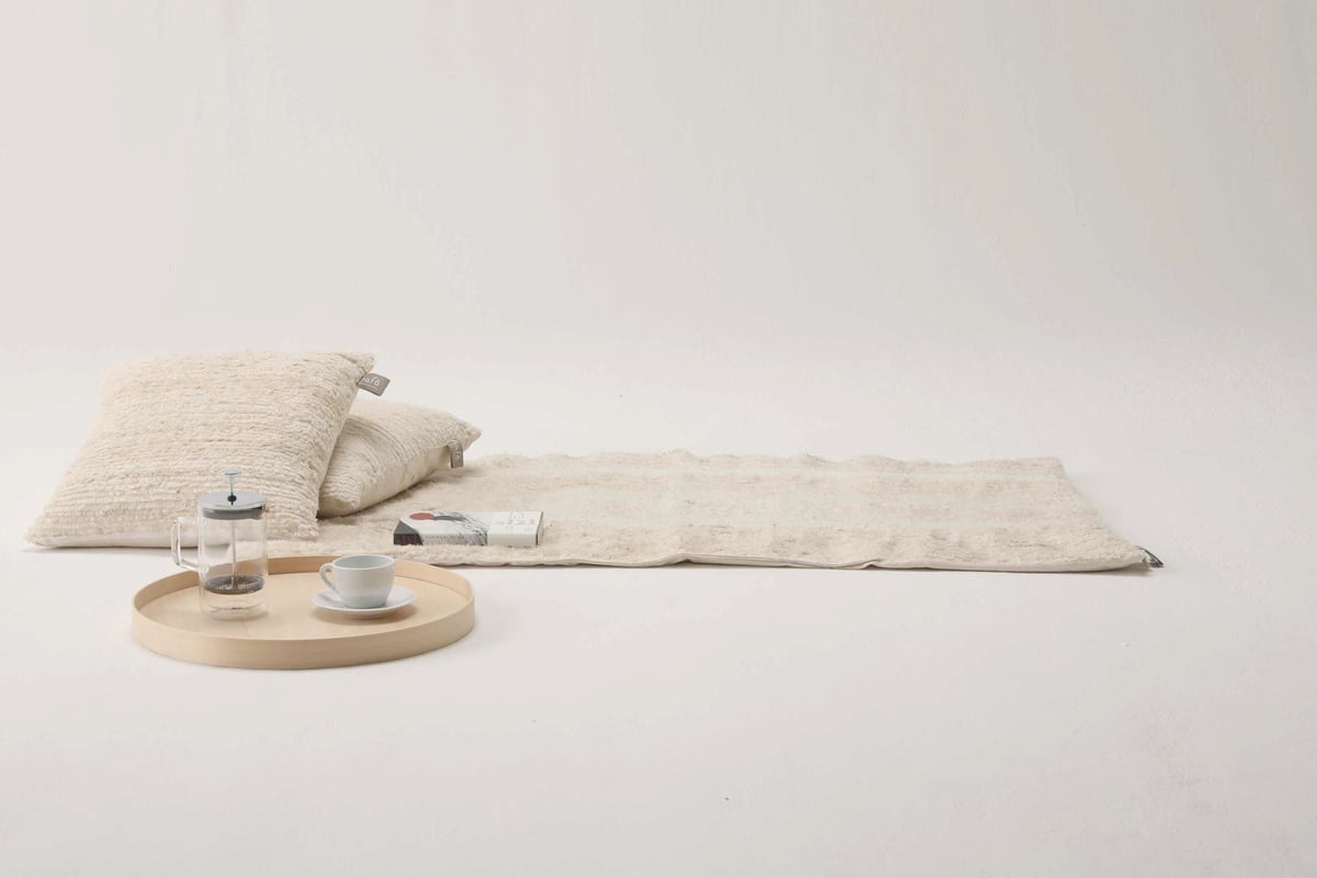 【なな】オーガニックコットン製 ラグ kave  なな】オーガニックコットン製 ラグ kave なな】オーガニックコットン