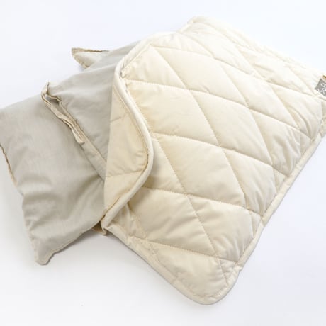 NEW  ウォッシャブルそば枕　R / Washable Buckwheat Hull Pillow (Regular)