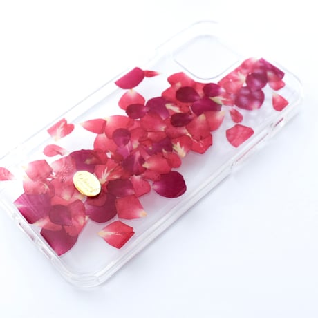 押し花iPhoneケース ROSE
