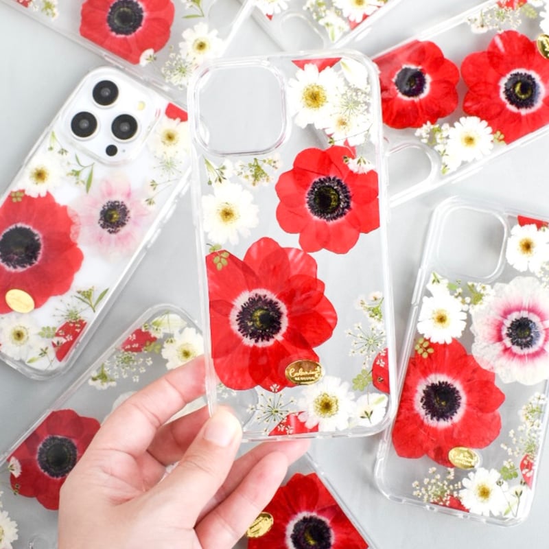 iPhone、Android★押し花ケース★オーダー受付中 押し花ケース オーダー iPhone・Android iPhoneケース・カバー