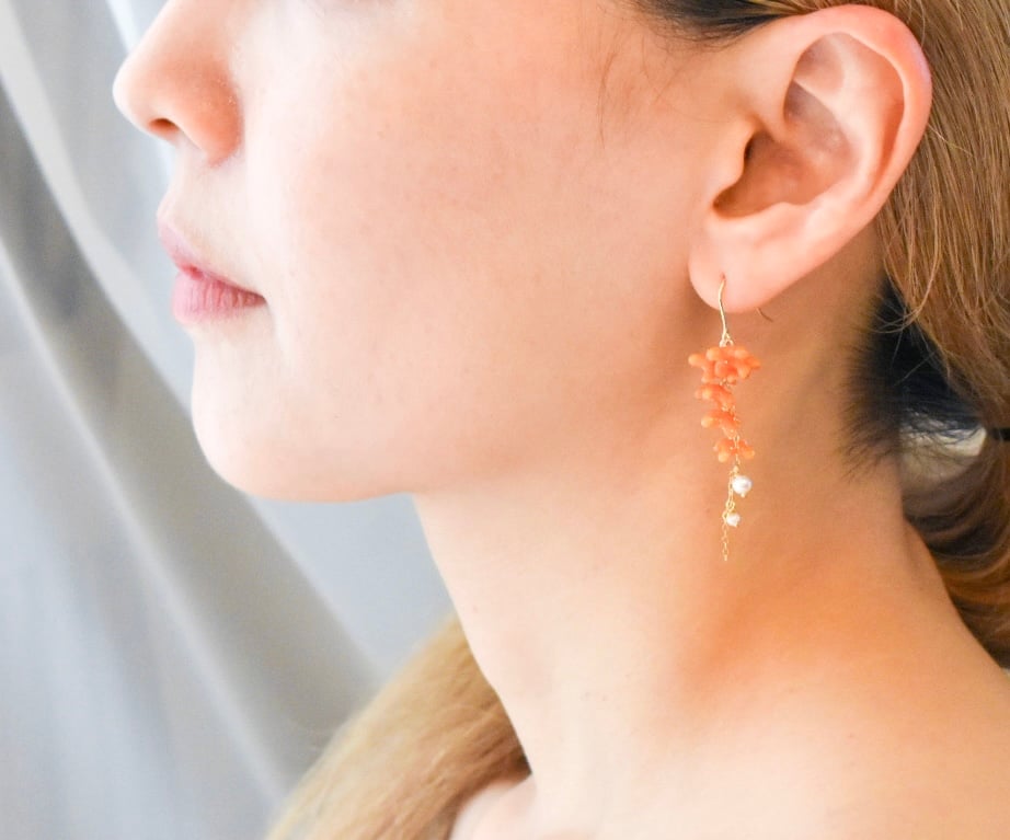 hana-hana 金木犀 ピアス 14kgf hana-hana 金木犀 ピアス 14kgf