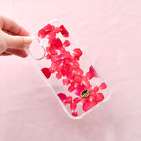 押し花iPhoneケース ROSE