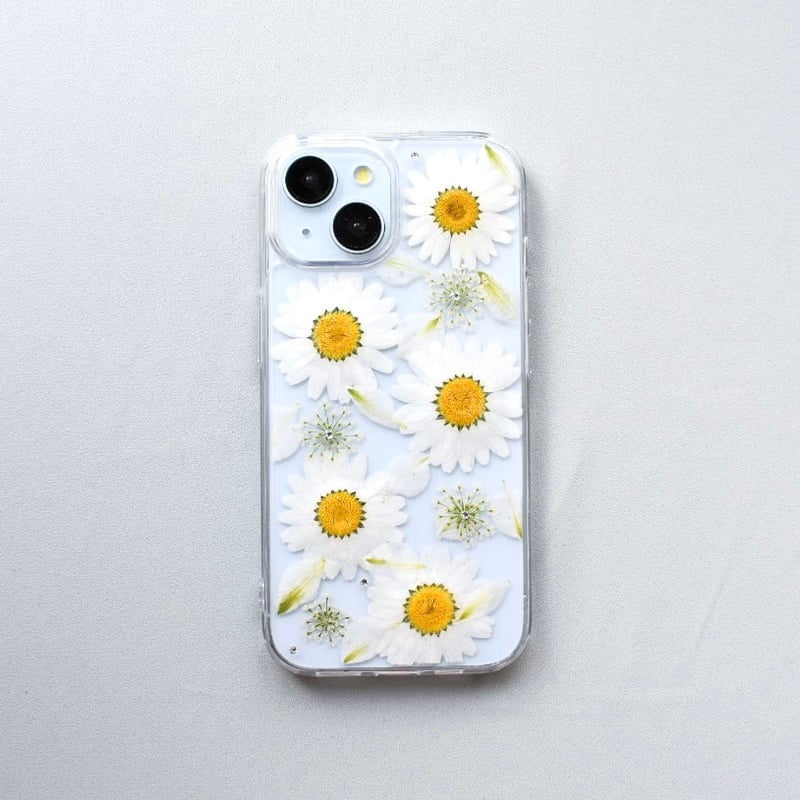 押し花 iPhone ケース ノースポール | Coloring