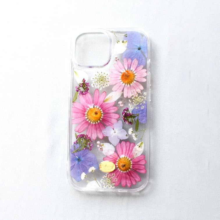 押し花 iPhoneケース マーガレット | Coloring