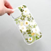 押し花  iPhoneケース　ボタニカル