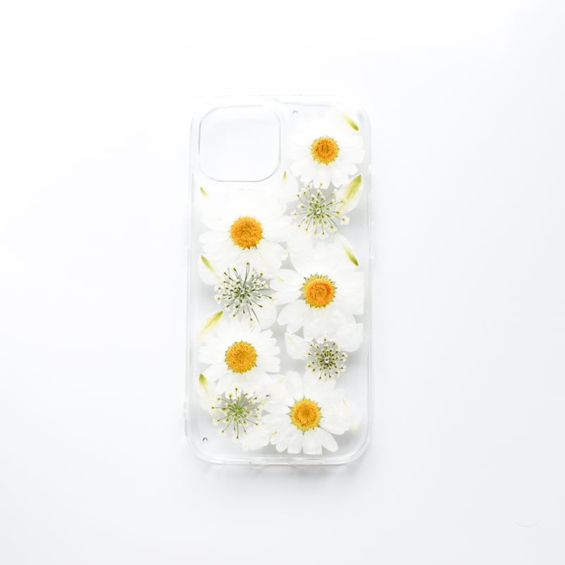 押し花 iPhone ケース ノースポール | Coloring