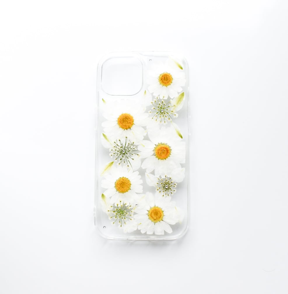 押し花 iPhone ケース ノースポール | Coloring