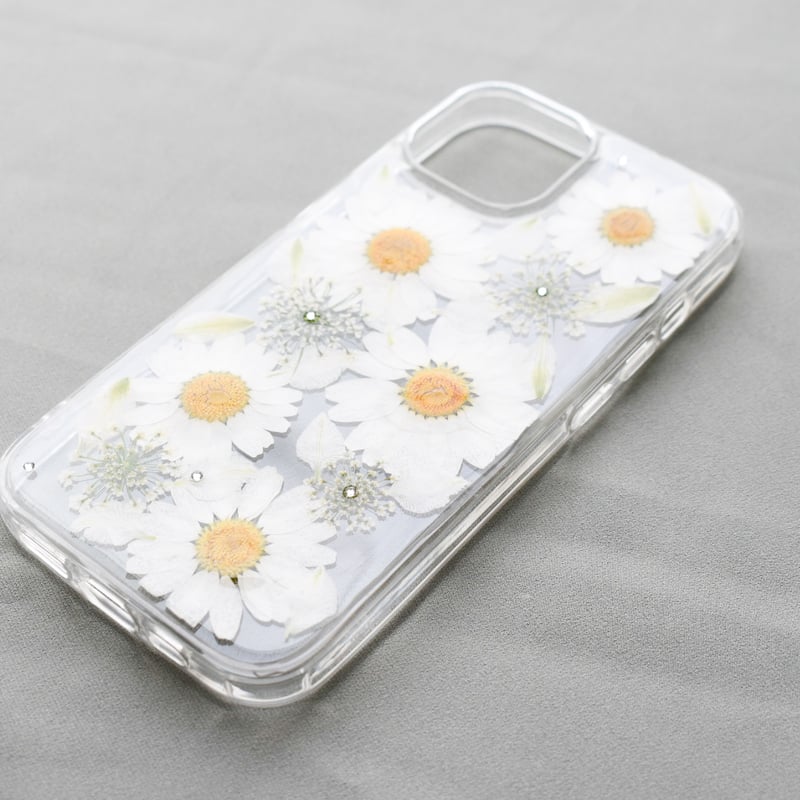 ココベルページ★押し花ケース 361】iPhoneX/XS 押し花風 ディズニー 大人可愛いベル＊の通販 by