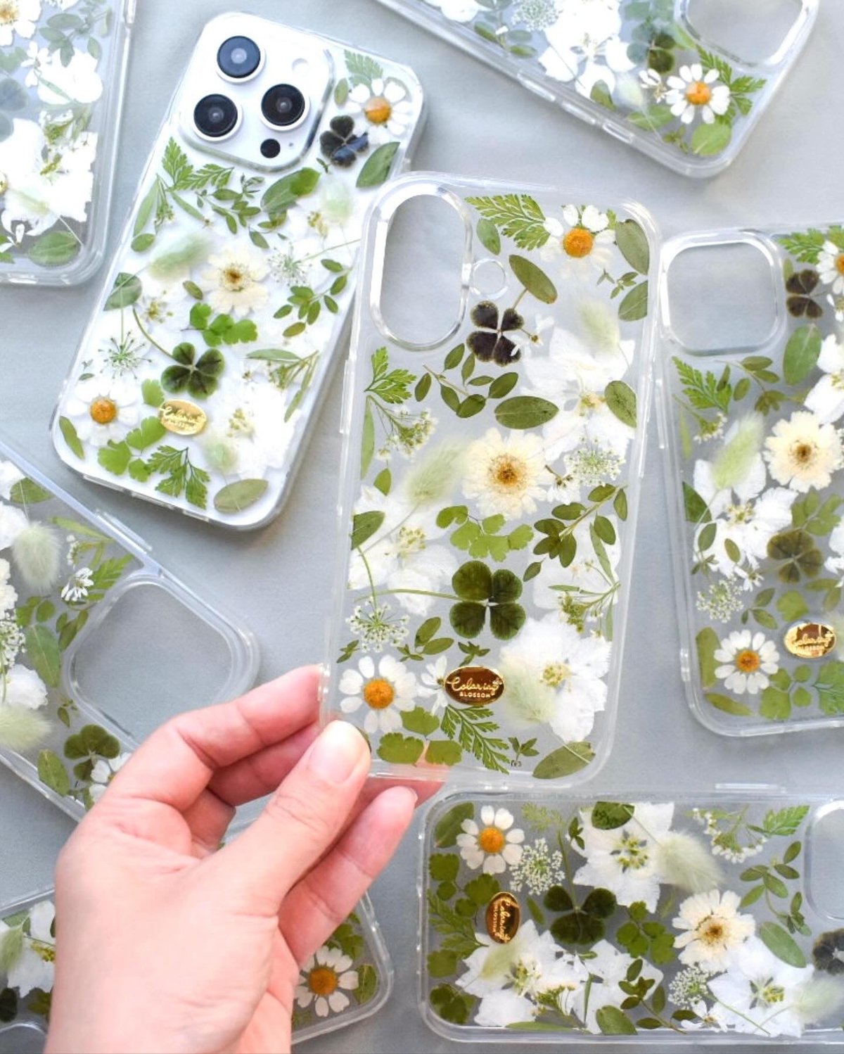 ぽりぽりページ⭐︎押し花ケース 押し花 iPhoneケース ボタニカル | Coloring