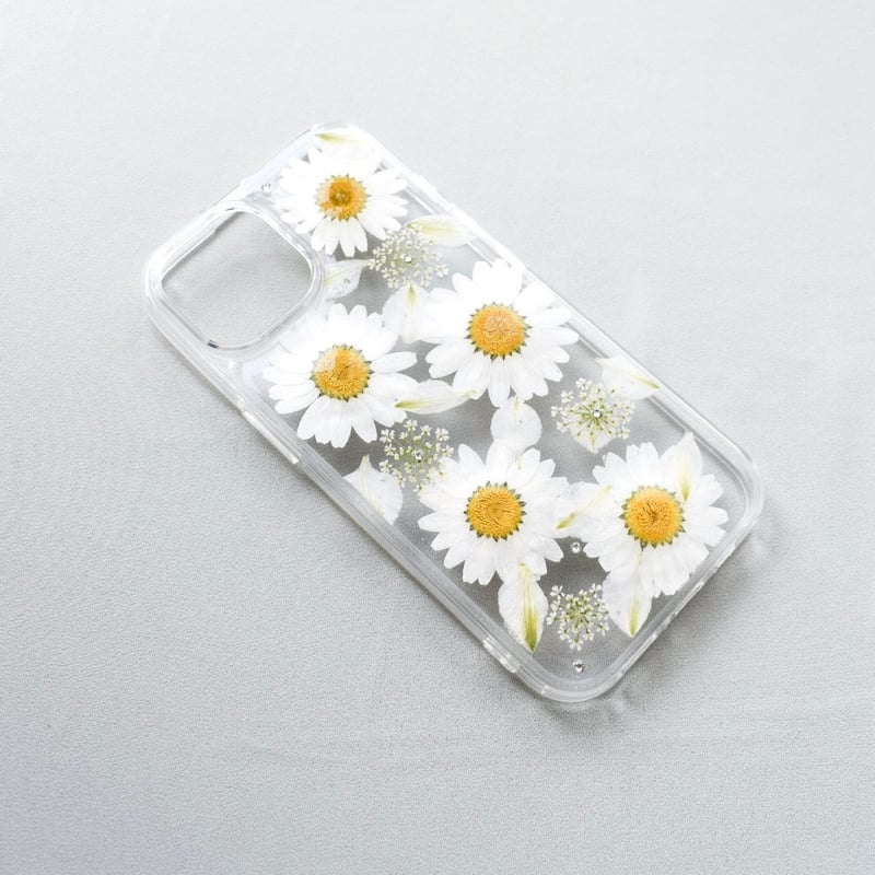 押し花 iPhone ケース ノースポール | Coloring