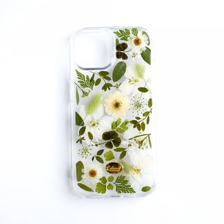 押し花  iPhoneケース　ボタニカル