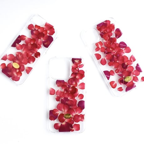 押し花iPhoneケース ROSE