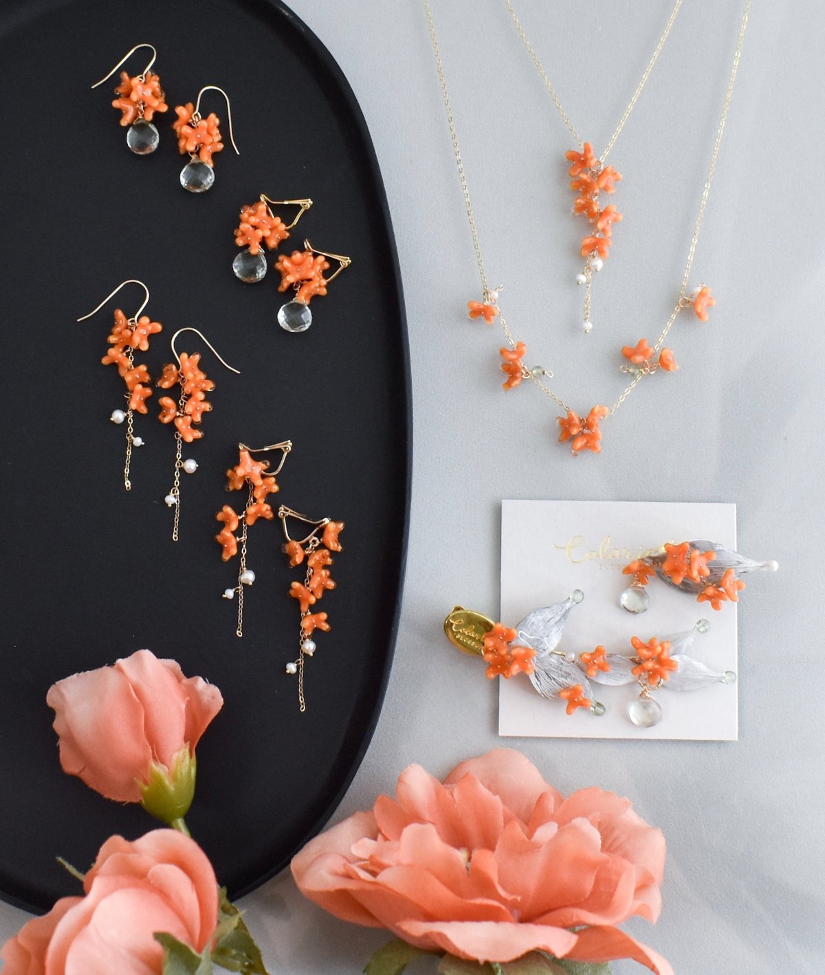 hana-hana 金木犀 ピアス 14kgf hana-hana 金木犀 ピアス 14kgf 14kgfピアス】金木犀の花束