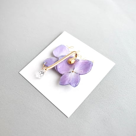期間限定【選べる】紫陽花ポニーフック