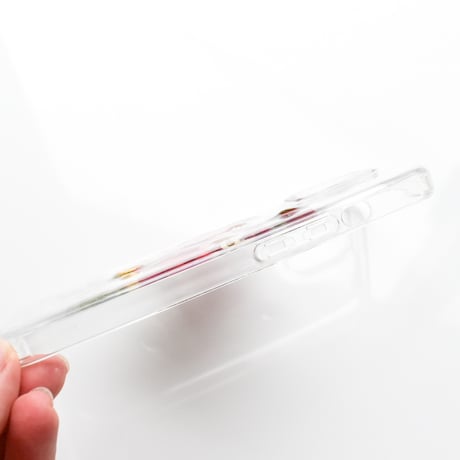 押し花  iPhone ケース  バラ花束