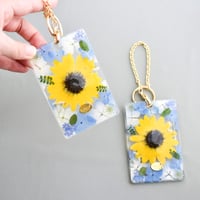 押し花カード入れ/ICカード  ひまわり