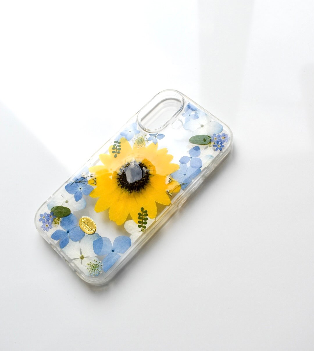 まろページ⭐︎押し花ケース 押し花 iPhone ケース ひまわり | Coloring