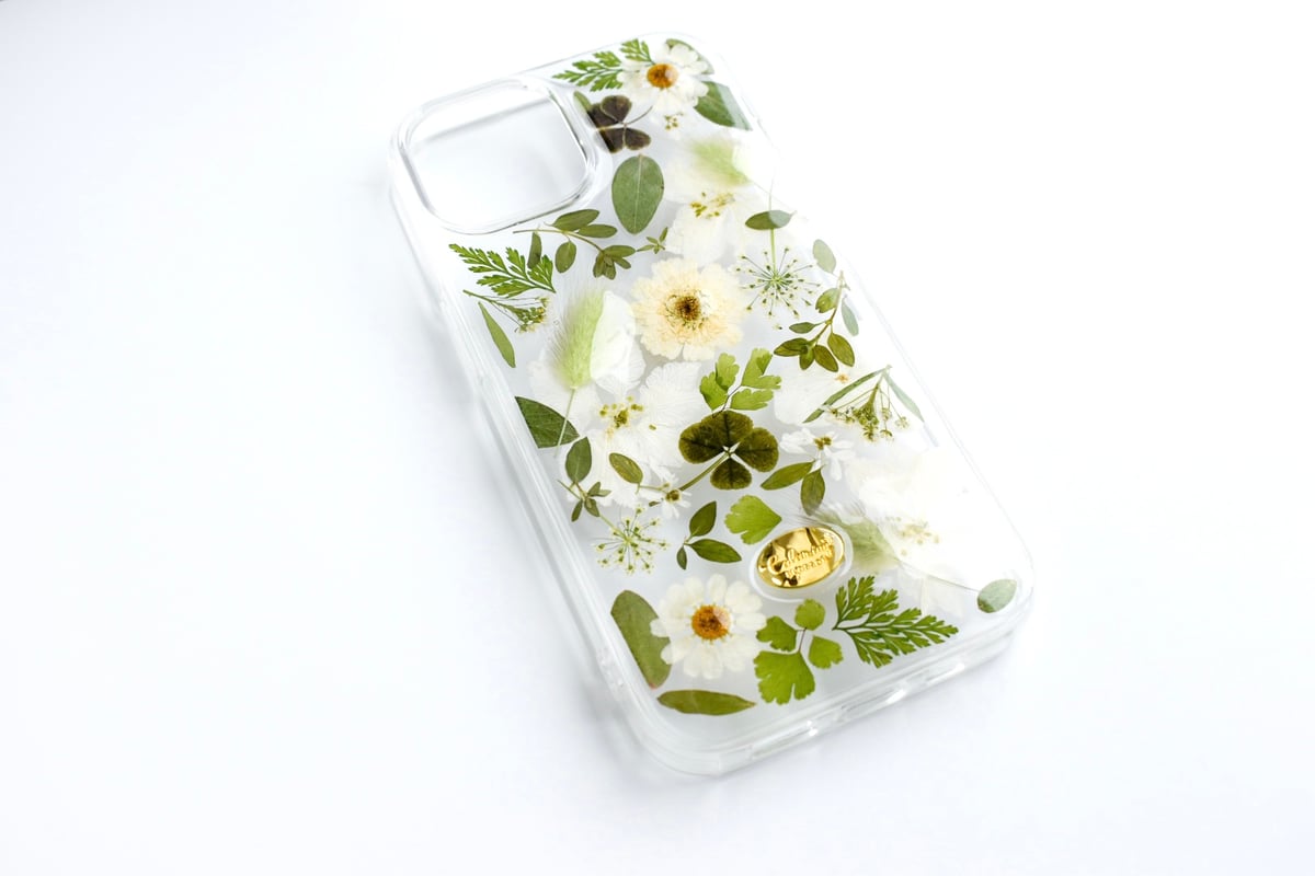 まみーページ⭐︎押し花ケース 押し花 iPhoneケース ボタニカル | Coloring