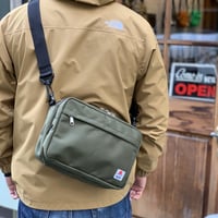 Wファスナーショルダーバッグ(BLACK) | 圓山商店