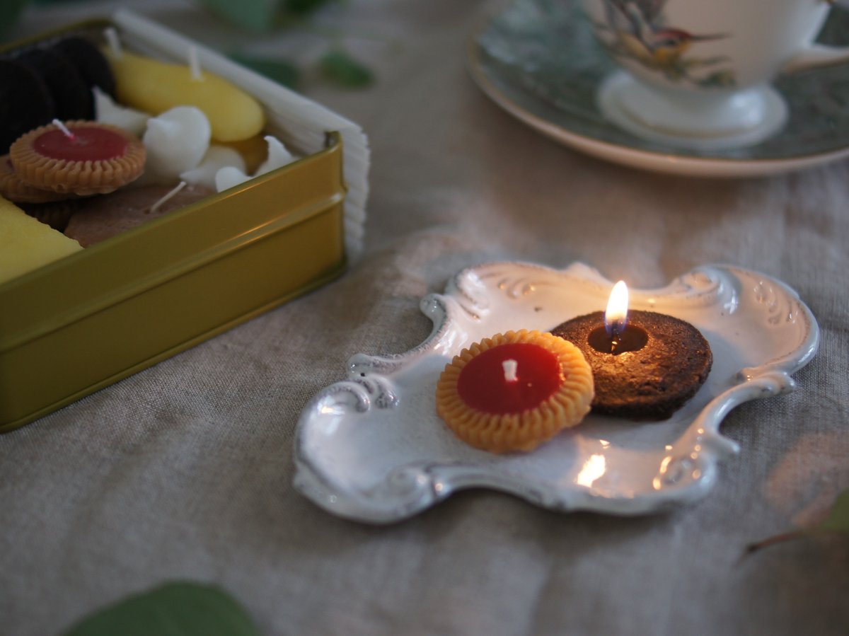 モリス柄・クッキー缶キャンドル | A l'aise Candle