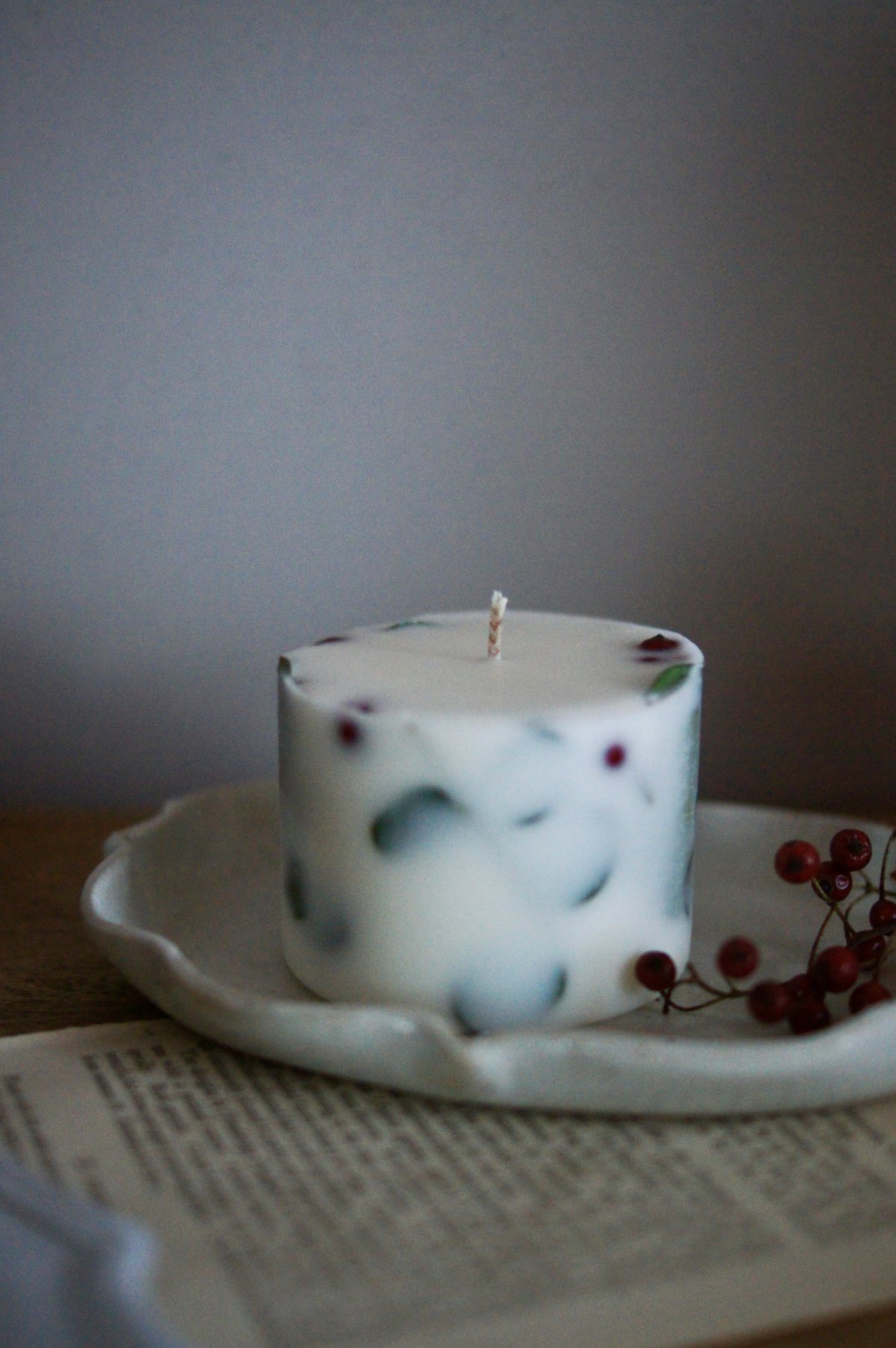 野バラの実とユーカリのボタニカルソイキャンドル | A l'aise Candle