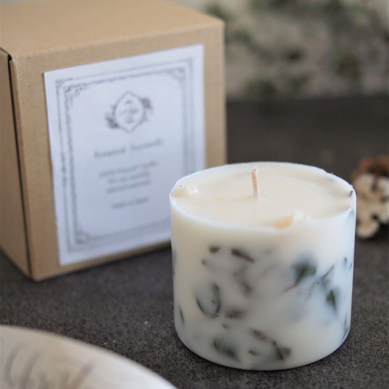 ユーカリのボタニカルソイキャンドル | A l'aise Candle