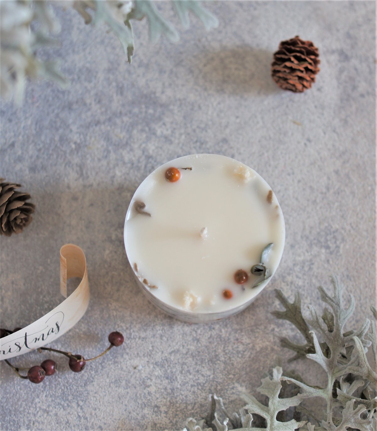 ヘクソカズラの実のボタニカルソイキャンドル 2 | A l'aise Candle