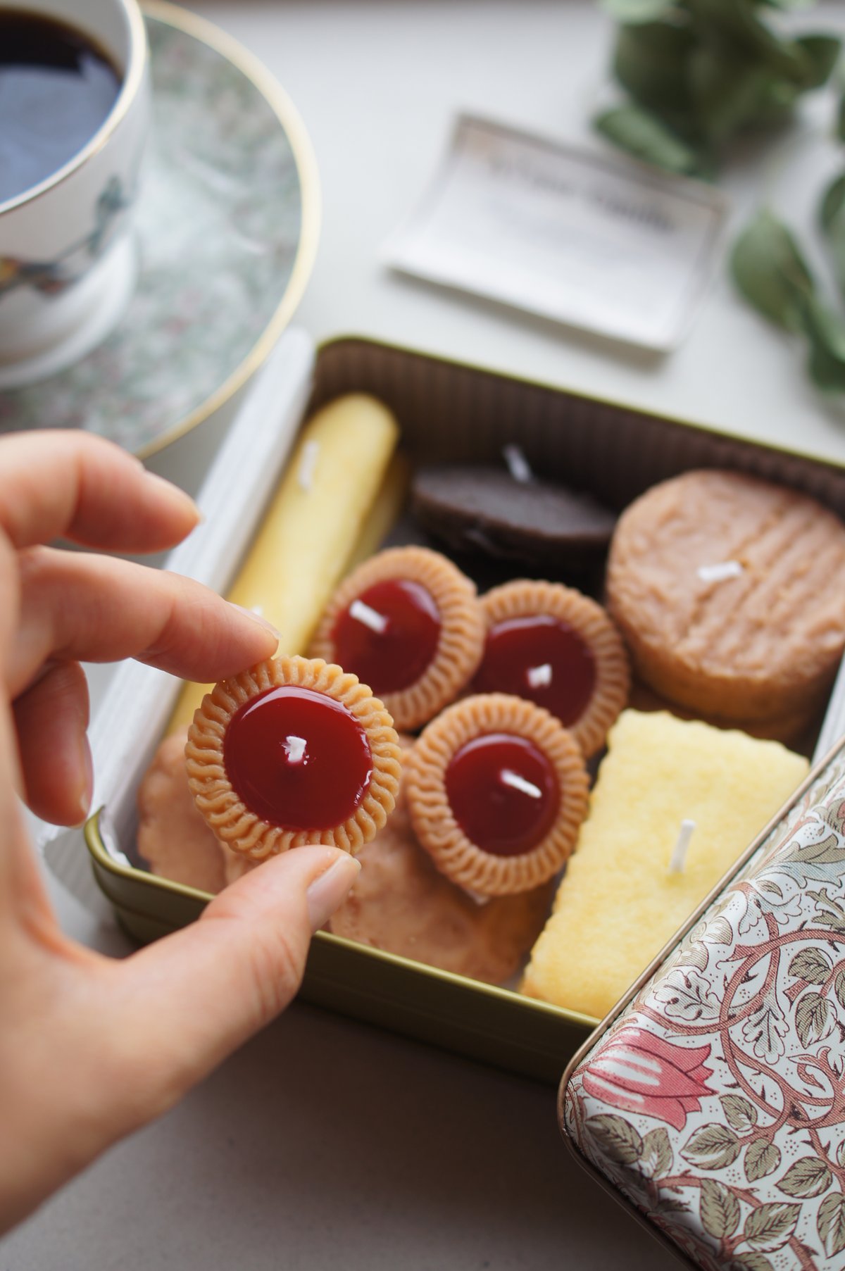 モリス柄・クッキー缶キャンドル | A l'aise Candle